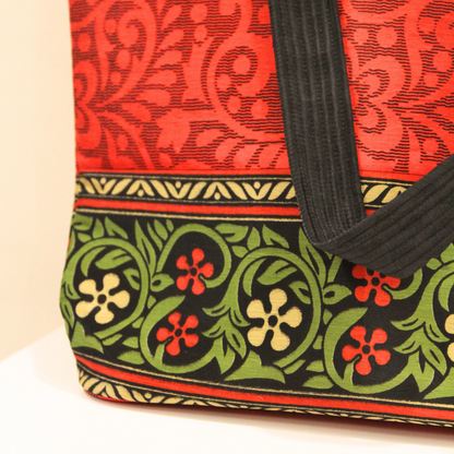 Scarlet Leaf Handcrafted Bag