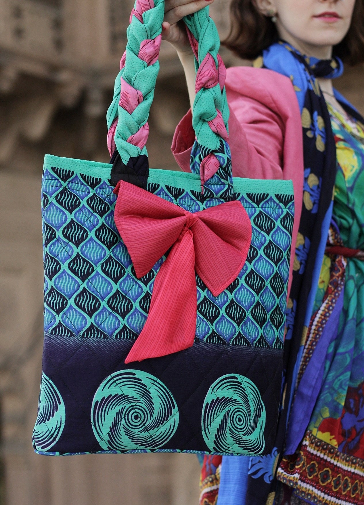 Braided Bow Bag