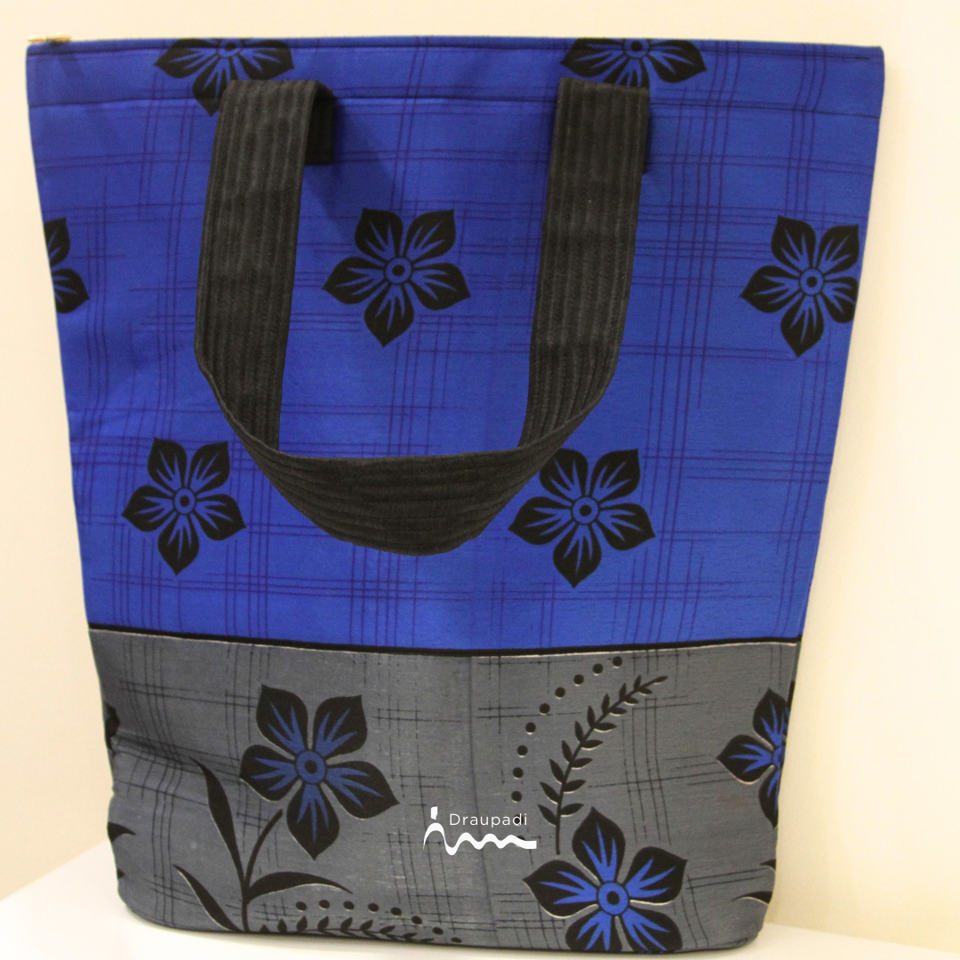 Blue Bloom Handcrafted Bag