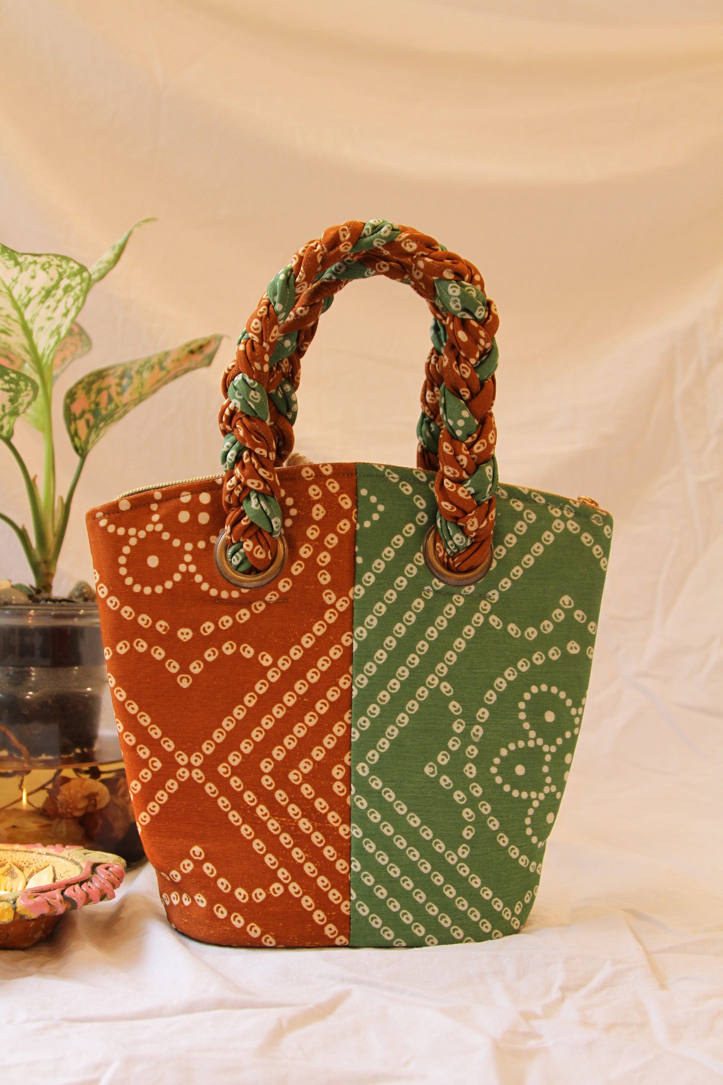 Forest Fawn Braided Bag