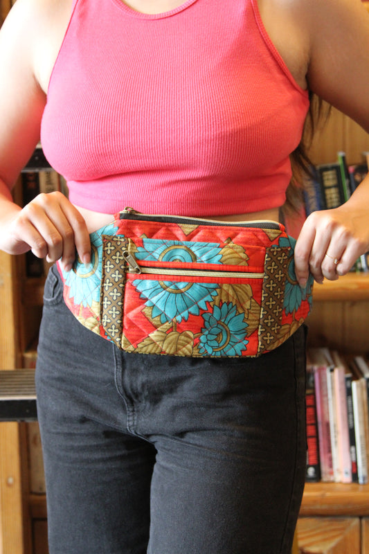 Floral Enigma Fanny Pack