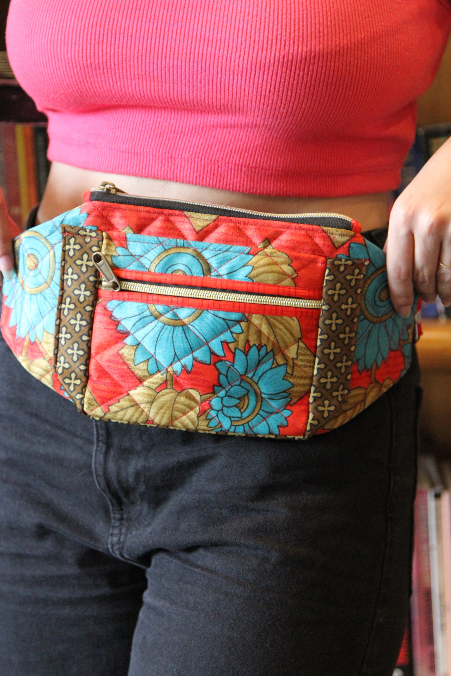 Floral Enigma Fanny Pack