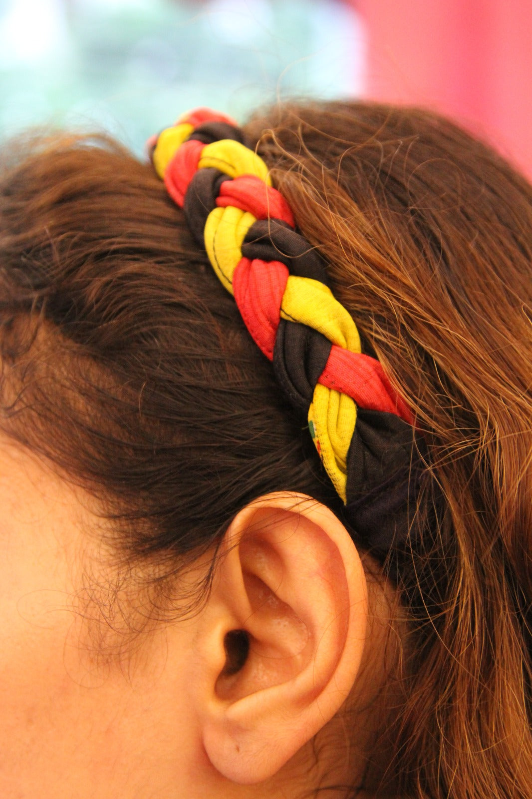 Headbands - Yellow, Black & Red