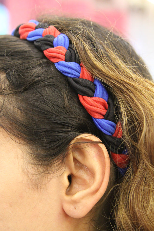 Headbands - Blue, Red & Black